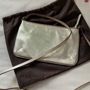 Kate Spade Gold Leather Shoulder Bag